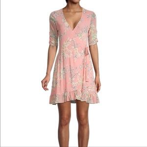 Very Pretty Sanctuary Wrap Dress - Pink Floral